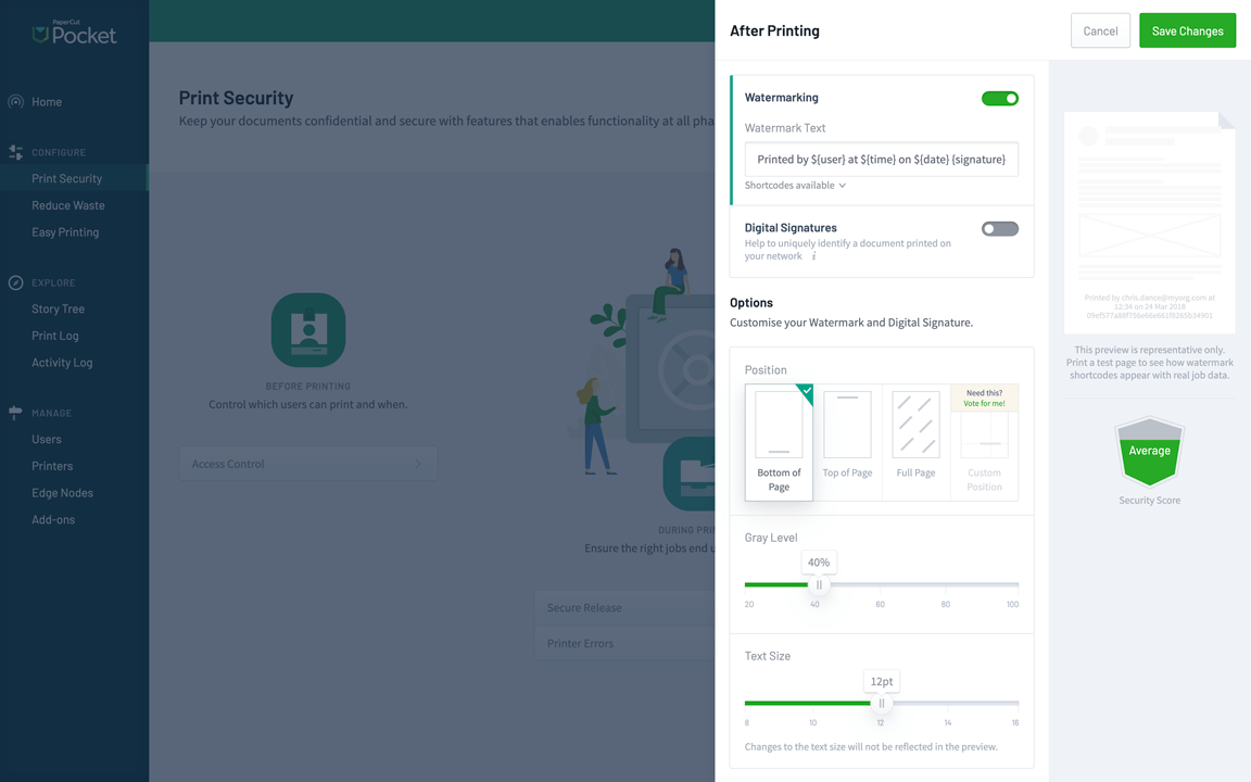 Watermarking and Digital Signatures